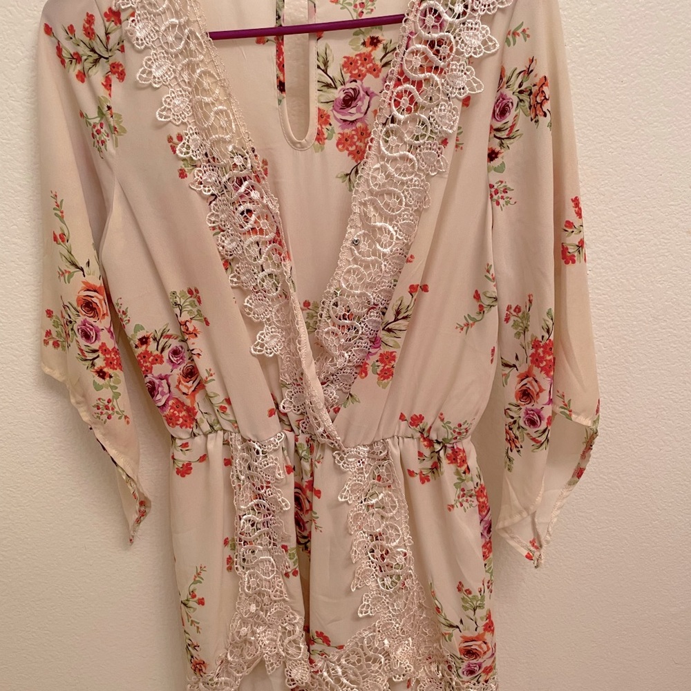 Beautiful Floral Romper